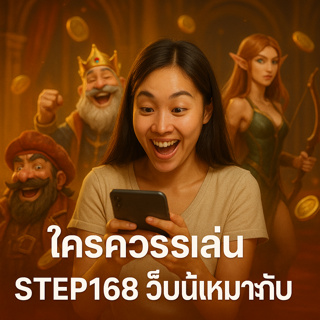 ใครควรเล่น STEP168 เว็บนี้เหมาะกับใคร